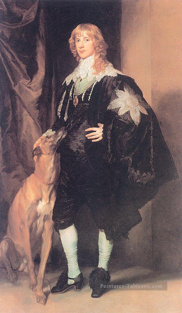 James Stuart Duc de Lennox et Richmond Baroque peintre de cour Anthony van Dyck Peintures à l'huile
